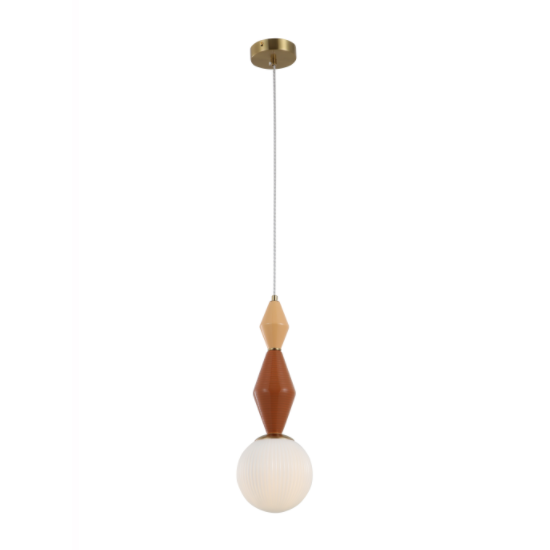 Modern Seramik ve Cam E14 Kolye Işığı